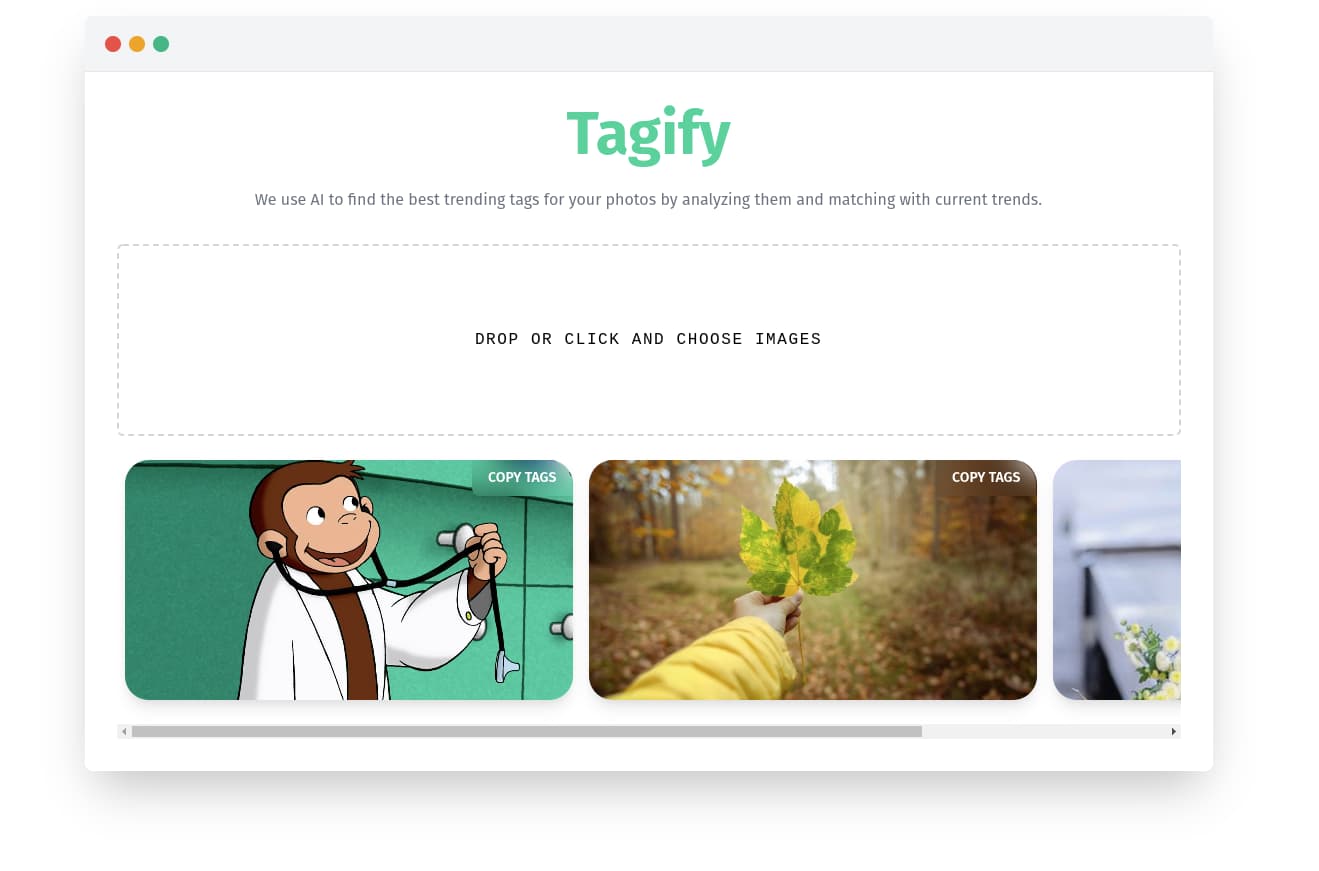 Image of website project